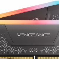 Memoria DDR5 Corsair 32Gb (2x16Gb) 6000 MHz Vengeance RGB AMD Expo & Intel XMP White CL38 (8618)