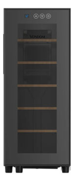 Cava de Vinos TechGO Para 18 Botellas KWS-18T Termoeléctrica Negra